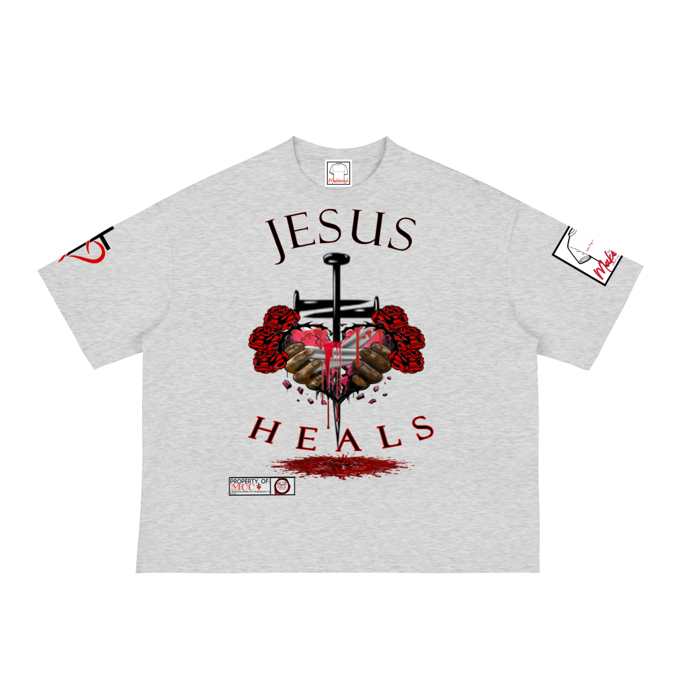 Jesus Heals Classic Loose Boxy Tee
