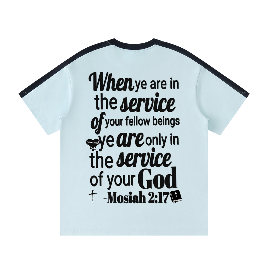 Jesus Swagg Unisex Colorblock Striped T-Shirt
